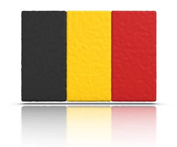 Under belgisk flagg — Stockfoto