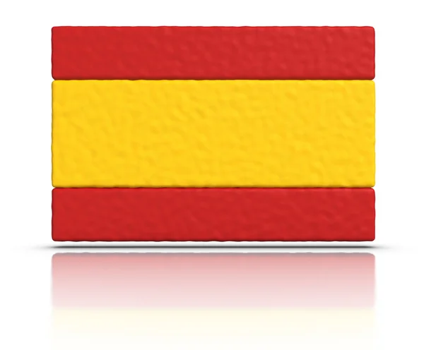 Flagge Spaniens — Stockfoto