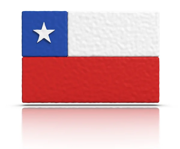 Bandera de Chile — Foto de Stock