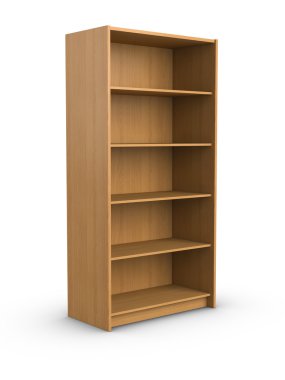 boş bookshelf