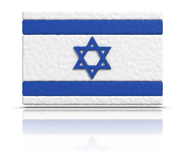 Flagge Israels — Stockfoto