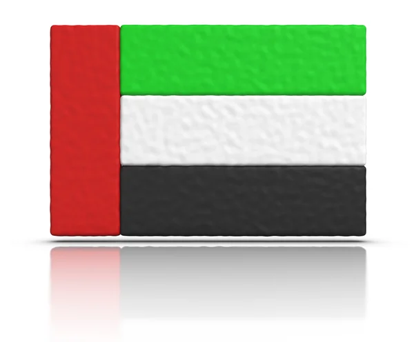 Flagge der Vereinigten Arabischen Emirate — Stockfoto