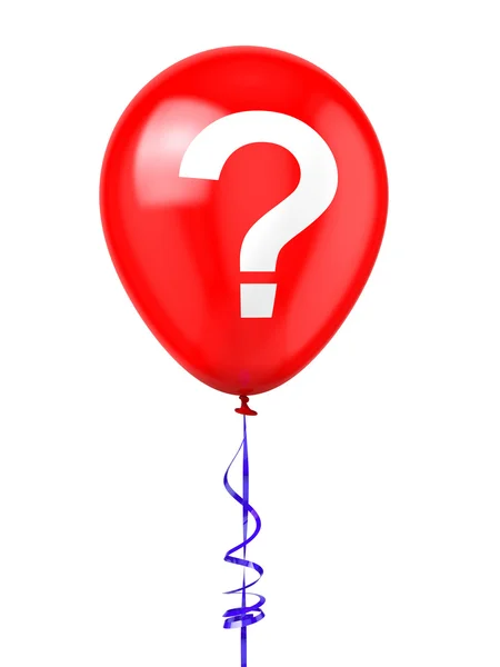 Balloon with Question Mark — Stock Photo, Image