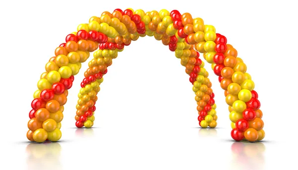 Double arch ballonger — Stockfoto