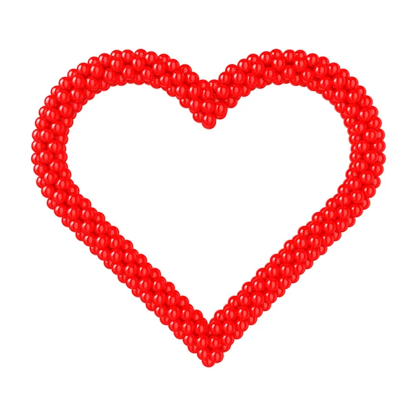 Heart Shape - Frame Balloons — Stock Photo, Image