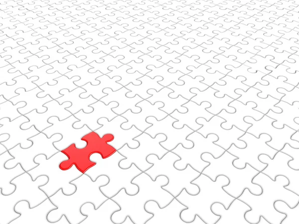 Solution - Puzzle piece — Stock Photo, Image