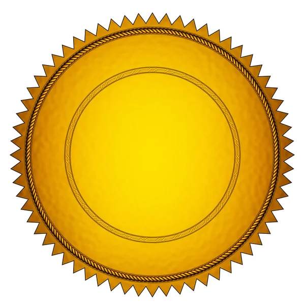 Gold seal — Stockfoto