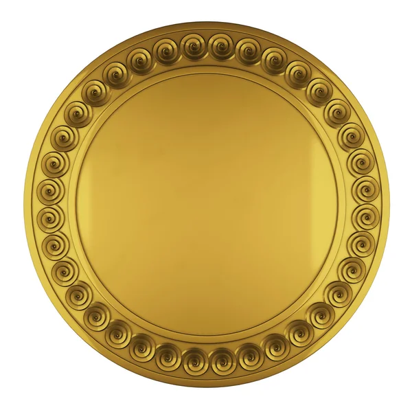 Escudo de oro — Foto de Stock
