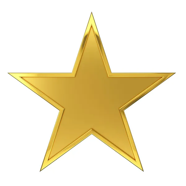 Golden star award — Stockfoto