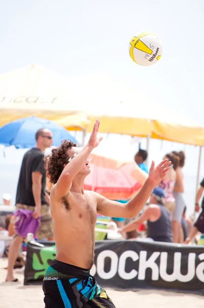 Avp beach volleyball hermosa strand — Stockfoto