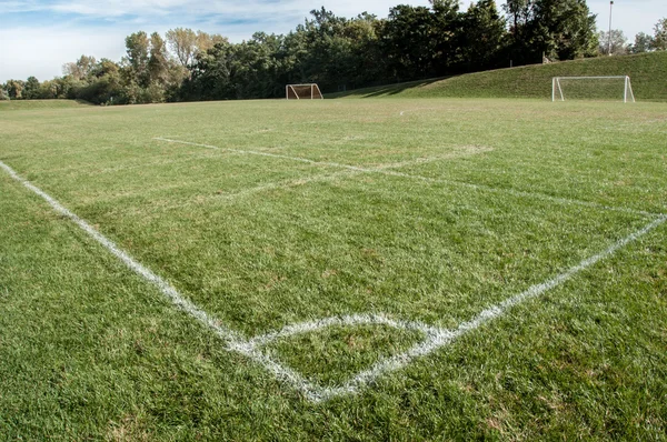 Futbol köşesi — Stok fotoğraf