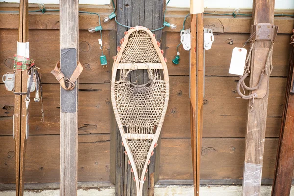 Snow Shoes and Skiis — Stock Photo, Image