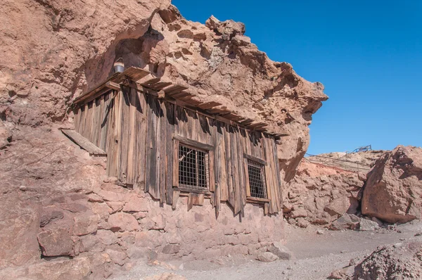 Oude west mijnbouw shack — Stockfoto