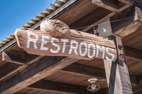 Old West Restroom — Stock Photo, Image