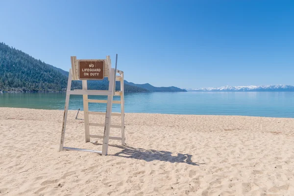Salvavidas Lago Tahoe — Foto de Stock