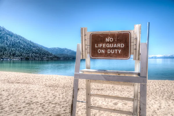 Badmeester lake tahoe — Stockfoto