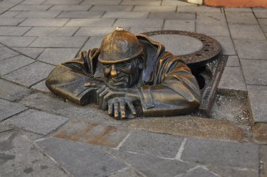 Bratislava şehir merkezi kartpostal