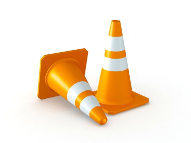 izole trafik koni