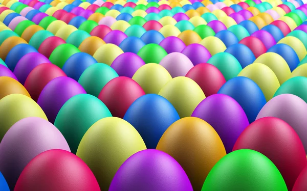 Endless Easter Eggs — Stock Photo, Image