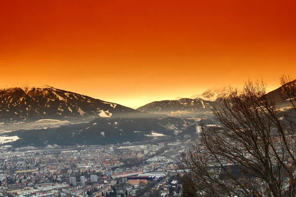 Montagna a Innsbruck, Austria — Foto Stock