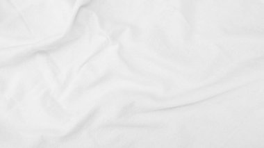 Organik kumaş pamuk perde arkası beyaz keten kumaş buruşuk doğal pamuk kumaş doğal el yapımı keten arka plan organik eko tekstil beyaz kumaş pamuk dokusu