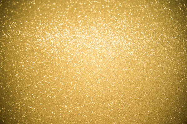 Oro Scintilla Sfondo Luccicanti Luci Spot Sfocatura Bokeh Lucido Oro — Foto Stock