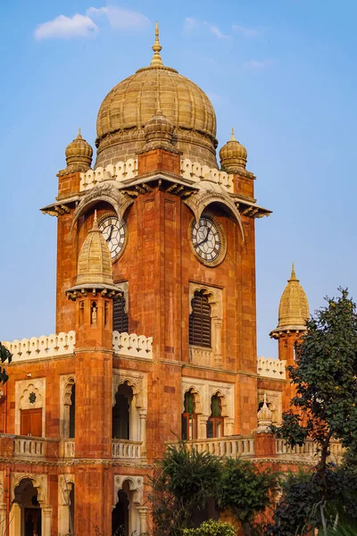 Enorme Relógio Parede Torre Relógio Mahatma Gandhi Hall Ghanta Ghar — Fotografia de Stock