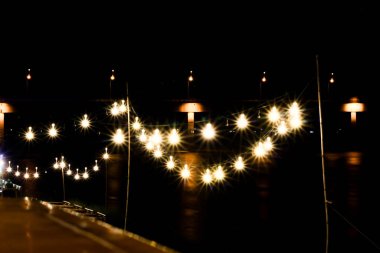 Starlight bulb bokeh pattern texture background