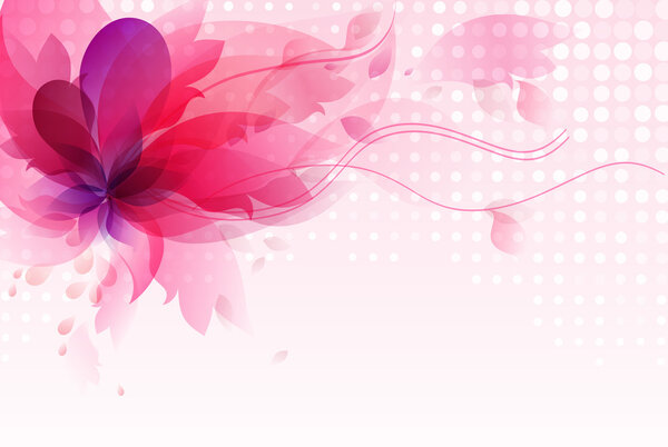 Цветочный абстрактный фон
.