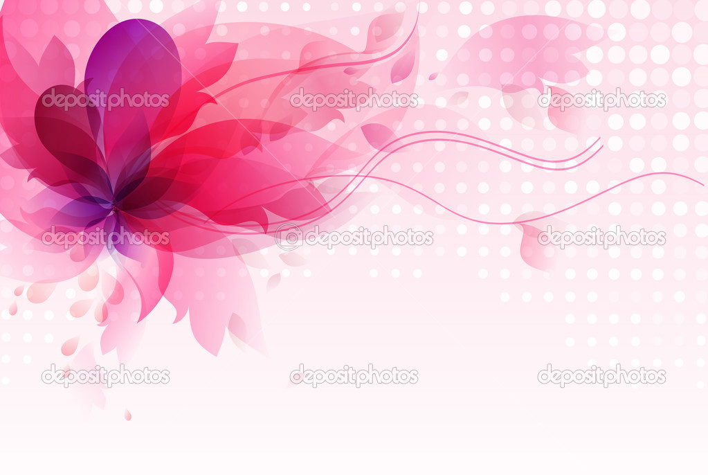 Floral abstract background.