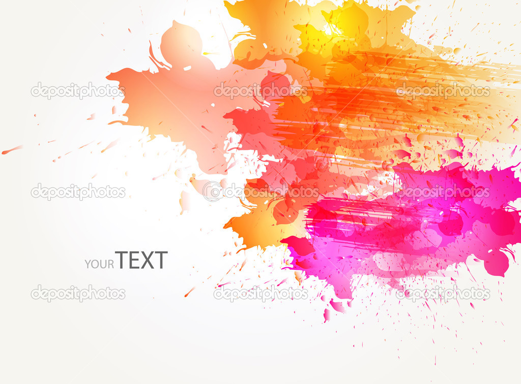 abstract background with blots