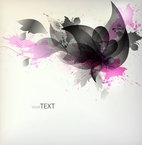 renkli çiçek ve açıkları ile arka plan.