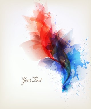 abstract floral artistieke element .