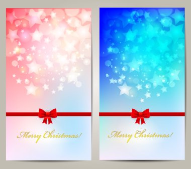 Elegancki zestaw Bożego Narodzenia tło z gwiazd.