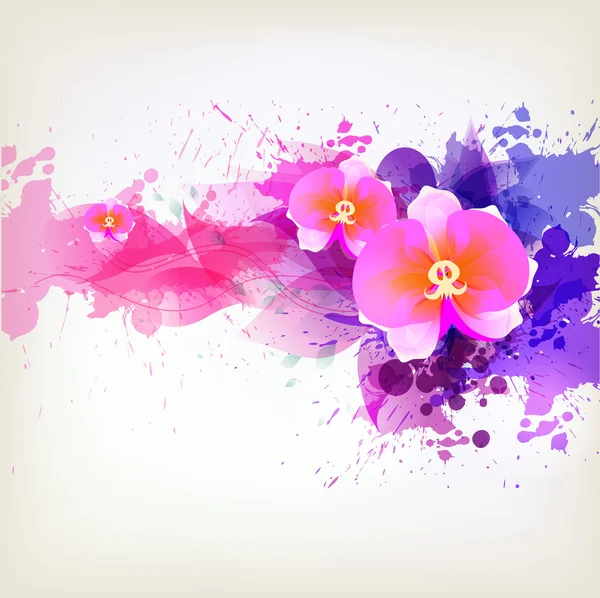 abstract floral artistieke element .