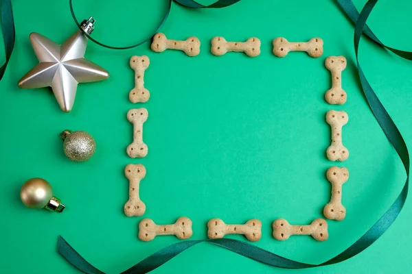 Christmas tree dog biscuits