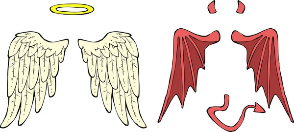 Cartoon wings Stock Illustration