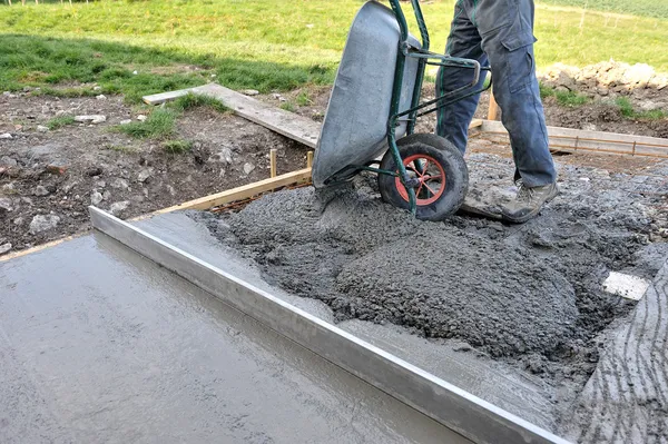 Platte aus Beton Stockbild