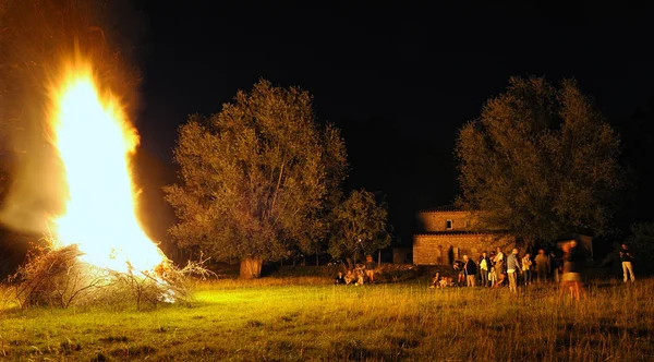 Ogień saint-jean — Zdjęcie stockowe