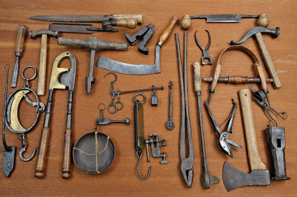 Παλιά εργαλεία τέσσερις — Φωτογραφία Αρχείου