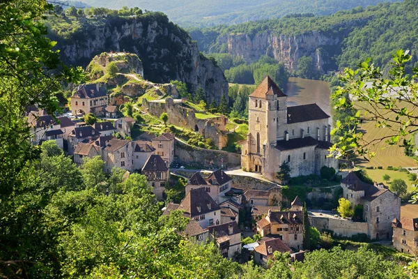 Saint-cirq-Lapopie tres —  Fotos de Stock