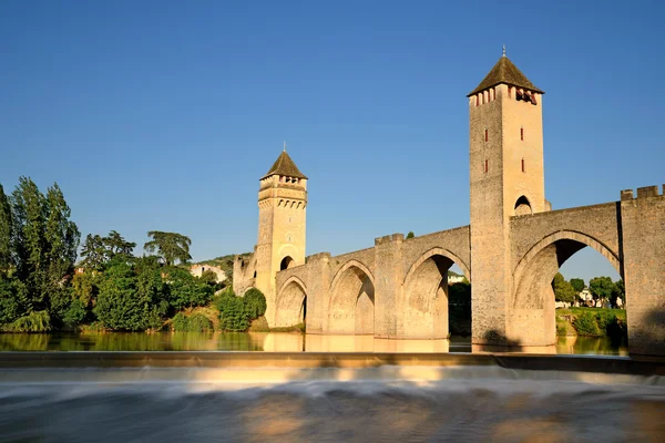 Vecchio ponte cahors — Foto Stock