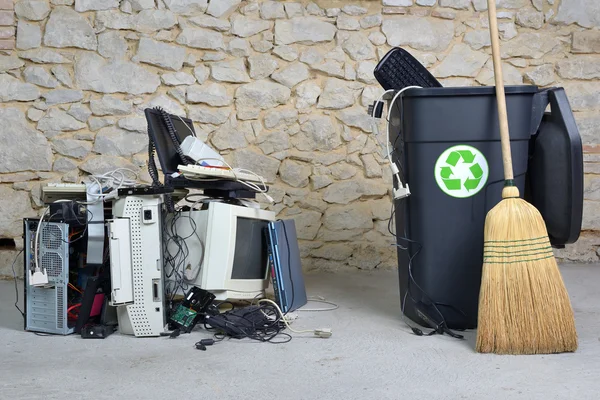 Computerrecycling zwei — Stockfoto