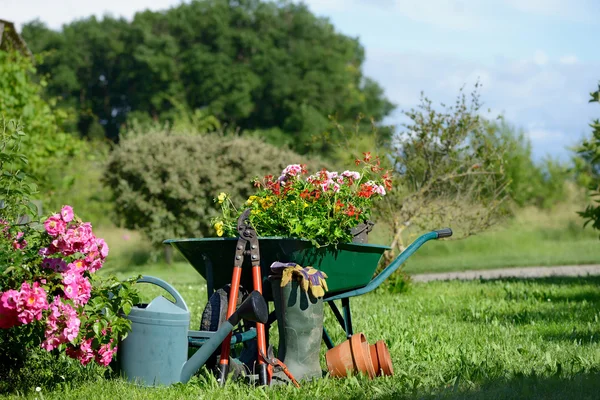 Gartenarbeit drei — Stockfoto