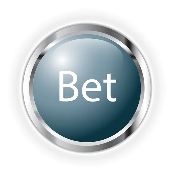 Botão de aposta — Vetor de Stock