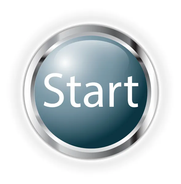 Start button — Stock Vector