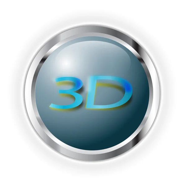 3d 按钮 — 图库矢量图片