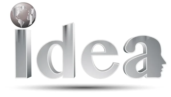 Idee 3d — Stockvector