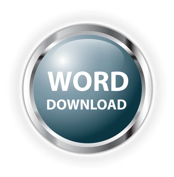 Word-knop — Stockfoto