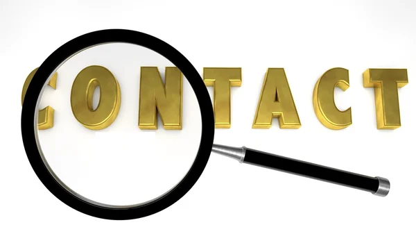 Contact,search — Stock Photo, Image